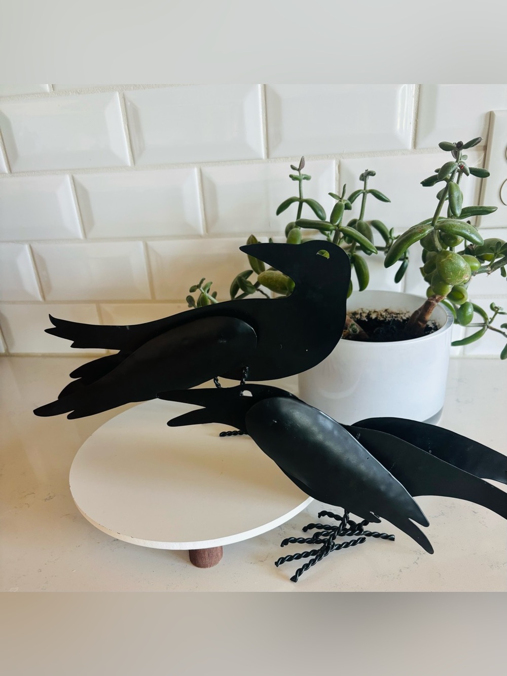 Black Metal pose-able crows 🐦⬛🐦⬛